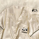 Langsha High-End Panda Ice Seide Pyjamas für Frauen im Sommer dünne kurzärmelige 2025 neue Strickjacke niedliche Heimkleidung Set YX-9227 Polka Dot M [75-95jin [Jin gleich 0,5 kg]]]
