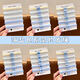 SAHANE SAHANE [Little Bear Style] Salt de mer Blue Blue Hagine de cheveux sans couture pour les femmes avec une queue de cheval haute et pas de corde à tête effondrée High Elastic Band Cair Cair Rope Salt System [10 pièces - Blue Label Bear]