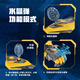 Robotic Arm Electric Burst Bumblebee Gloves Children's Toy Boy Battle Shooting Wearable Launcher Iron Man Robotic Hand Upgraded Version (Gold) + Mask YJD639 Official Standard