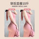 High waist seamless comfortable tummy control pants silk bottom crotch light shaping pants body shaping butt lifting underwear for women light pink L recommended 100-120 Jin Jin equals 0.5 kg