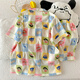 
Pajamas for women in summer short-sleeved cloud cotton summer ladies 2025 new student cute cartoon home clothing set QDMBE684 M (160) Recommended weight is 90 Jin [Jin equals 0.5 kg]