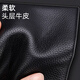 Sieben Wolf Wallet Herren echtes Leder Kurzer Brieftasche 2025 Neue Top -Layer -Cowide -Clip großer Kapazitätskartenbeutel Dad Style 1 Schwarz [Seidenabdruck Wolfsmarke/Geschenkbox]