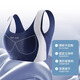 Tingmei [Silk Antibacterial] Girls' Bra Sports Lingerie Anti-Shock Lifting Developmental Development Early High School Students Fixed Cup Blue L