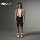 MBO Men's Cycling Bib Shorts Double Arrow Performance Aesthetics Imported Fabric Zoned Dry T500 Cycling Pants Hacker L