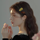 Xiangwan hairpin 2 side clips acetic acid water drop broken hairpin female side duckbill clip one-word bangs clip hairpin female gift