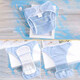 Zoci -Windelbefestigungsgurt waschbarer Windel Baby Urin Ring NET -Tasche Neugeborene Reparaturartifakt Meson -Stoff Gaze Baby Windelhosen - Blau 2 Pack klein (geeignet für 6-13 Jin [Jin gleich 0,5 kg])