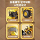 儿童大号合金压路机玩具车男孩声光惯性挖土推土机工程车玩具批发 中号【合金】压路车+铲车