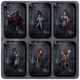 
[1919 collection] Identity 5 Red Butterfly Jack Card Set Student Campus Card Meal Card Bus Access Card [Hot Sale] Clown z3882 Card Set + Long Lanyard