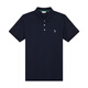 HAZZYS Men's Summer Salona Men's Tops Business Casual Short-Sleeved POLO Shirts for Men ASTZE0CBX71 Navy Blue NV L (175/96A 48)