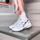 Japanese ASIS GEL-1090 couple casual shoes men and women sports casual comfortable retro trendy dad shoes Mi gray blue 1203a243-021 23 36 0MM