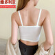 Victoria's style tube top bra for women, summer short, anti-exposure, beautiful back, lace camisole, breathable, thin, inner-wrap chest top, white (without breast pads), one size fits all, large size (115-135Jin Jin equals 0.5kg b