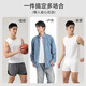 Catman (MiiOW) ice silk vest men summer thin mesh breathable men bottom vest sleeveless hurdle sports underwear men's hug
