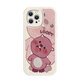 Angel Bear applicable à l'iPhone Apple 16pro Case de téléphone mobile A3294 Relief castor Nouveau cariot de protection en peau d'objectif entièrement inclusive Full