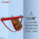 Lu Ke leopard print ultra-thin ice silk low-waist hip double thong men's underwear printed U protruding sexy double thong T pants leopard print double thong N2102-027 1 piece L