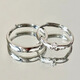 Niche ins luminous angel wings couple ring high-end ring gift for boyfriend and girlfriend M1127+M1130 ring 2-piece set