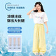 
Ikano I.KARNOW girls' pants summer 2025 new thin children's ice silk quick-drying mosquito-repellent pants summer big children's casual wide-leg pants 15277 pink 130