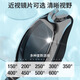 You swimming goggles swimming cap HD anti-fog waterproof earplug nose clip glasses swimming goggles five-piece set Z6615 electroplated black flat light