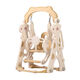 
BABY SPARKLE Baby Swing Indoor Home Children's Swing Family Baby Children's Hanging Basket Toys Children's Hanging Chair Cradle 24 Giraffe Kaki