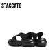 Sijiatu 2025 Summer Frosting Snow Fu Daddy Sandals Casual Sandals espesas EE507BL5 Cocoa Negro 38