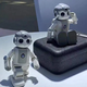 Ubly Wukong Intelligent Robot Programming Dancing Lernmaschinenausbildung AI Frühschulbildung, begleitet Nanny English Tutoring Story Machine Eltern ältere Menschen begleiten Nanny Mobile Monitoring Robot Geschenkbox [100 Programmierkurs für Anti-Fall-Paket]
