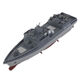 Children's Mini 2,4g Remote Control Ship Destruder Charges Toy Ship Ship Aircraft Corrier Frigate Speedboat Boy joue dans la Frigy Remote Control Simulation Water - Silver 3318 Configuration standard officielle