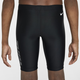 耐克（NIKE）男童大童紧身泳裤夏季游泳竞速健身刺绣HV9926 010黑/暗灰/白 XS