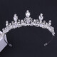 This piece of sea crown tiara children's hair accessories hairband proposal crown birthday gift bride crown crystal tiara crown tiara (five diamonds)