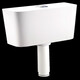 Jiumu Home Baño Inicio de cuclillas tipo cuclillas con tanque de agua 14099 Esmalte Curva de agua fácil de limpiar Front Firora Blanca Photo Vip Privilegio Disfrute de descuento