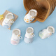 [Baby Journey] Babyschuhe 0-3-12 Monate bis 1 Jahr alte, Schritt-für-Schritt-Schuhe für Männer und Frauen, weiche alleinige Schuhe für Männer und Frauen, Tinte und Wäsche 11, Innenlänge 10 cm, S Größe 06 Monate