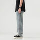 Herren 2025 Sommer Lose Lose Legy Trendy Brand American American High Street Retro Weitbein Hosen Männer Ydn-1098 Hellblau 28