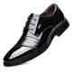 YRC Yierkang Leather Chaussures Men's Automne New Business Forum Forum intérieur Saisir Brown Groom Wedding Chaussures 9928 Brown Four Seasons Model 37