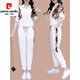 
Piercardan ice silk casual sports suit for women in summer 2025 new running suits to make them look slim and fashionable and stylish short-sleeved two-piece set (1389) Blue L (recommended 100-110Jin [Jin equals 0.5 kg])