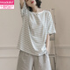 MODAL 2025 Nouveau pyjamas tissé pour les femmes pour les vêtements d'été à manches à manches courts à manches courtes YZT9854 M Modèle féminin recommandé 80-100jin [Jin est égal à 0,5 kg]