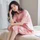 Sitio web oficial de Hongdou (HODO) [recomendado por la madre central] Pajama de bandera de la tienda Fangchuan para mujeres en verano, primavera y otoño algodón puro pantalones cortos de algodón corta de algodón Conjunto de ropa para el hogar YZT9854 M [recomendado 80-95 Jin [Jin equivale a 0.5 kg] ropa]