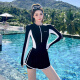 Victoria's Style Swimsuit, el traje de baño conservador de una pieza de una pieza 2025, nuevo de verano, cubierta de verano y adelgazante, traje de baño de gran tamaño 14122z marrón xl