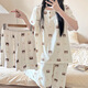 Lexi Beilu Sommer süßer Cartoon dreiteiliger Pyjamas Frauen können im Freien zu Hause Kleidungsset 761 Cherry Baby Drei-teilig Set-Short/HQ 175 L tragen