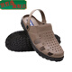 Sandales masculines Xianzheyi Shanghai Juli pour les chaussures de plage de grande taille de semelle respirante de grande taille 3524 Silver (semelle noire) 43 (adapté aux chaussures de sport 43)