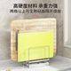 Tazón a 304 estante de cocina de cocina de acero inoxidable estante de encimera multifunción colaboradora de colocación de la placa de corte para la tabla de corte de doble capa del hogar K-13803 Rack de tablero de corte de tres cuadrículas 0 cm