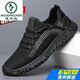 
Woodpecker men's casual shoes 2025 new sports shoes autumn breathable running shoes flying mesh men's shoes hollow travel shoes gray 9195 mesh 43