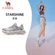 Camel (chameau) Starry Sports Chaussures pour femmes épaisses semelles rehausser les chaussures de papa décontractées respirantes x25B09L7022 Silver White / Pink 38