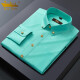 
KIN DON Gold Shield Men's Light Luxury Copper Button Shield Men's Long Sleeve Pure White Business Casual Men's Shield No-Ink Shield 1806-Cute Yellow 11XL 3890-115Jin[Jin equals 0.5 kg]