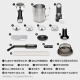 Breville Bes878 Máquina de café semiautomático, hogar italiano, rectificado preciso, contenedor de frijoles desmontable, control de temperatura inteligente, espuma de leche de molienda integrada, plata forjada