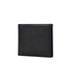 Sachi Men's Ticket Clip Genuine Leather Short Wallet for Boyfriend Black One Size