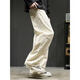 Katuchi American Retro Sauthoue pour hommes en printemps et en été pantalon droit en vrac drapé pantalon décontracté au sol