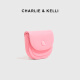 CHARLIE & KELLI官网 轻奢CK钱包女士小巧收纳包零钱包卡包生日礼物送女友老婆 米色