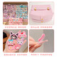 Kulomi Children's Hair Accessories Box coffre-cadeau pour filles Accessoires de coiffure princesse Childre