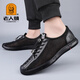 Old Man's New 2025 Men's Breatable Mesh Hollow Hollow Hollow Summer Mesh Mesh Zapatos casuales Sports and Casual Flying Shoes Negro (15696) 40