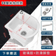 Mop pool balcony ceramic washing mop pool mop pool household bathroom automatic drainer high-foot basin pool 34 cm Taiwan controlled drain basket anti-blocking