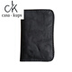 
casa-kups genuine leather mini card bag ultra-thin men's small cousin wallet women's top layer cowhide simple driver's license anti-demagnetization small bag black