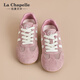 
La Chapelle women's shoes 25 years new women's shoes mesh breathable board shoes casual versatile women's shoes training shoes not smelly feet lightweight women's shoes pink XXE6628-2 36